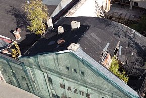 Paliło się w budynku byłego kina Mazur-67983