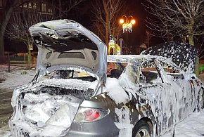 Spłonęła Mazda. Została podpalona