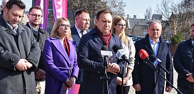 Wiceminister Sikora i poseł Trela w Pabianicach