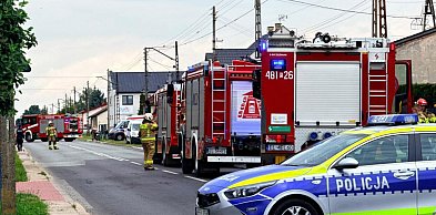 Pożar gazociągu. Jedna osoba poszkodowana