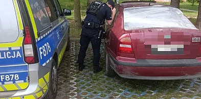 Zostawił psa w zamkniętym aucie. Interweniowali policjanci