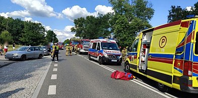 Groźny wypadek w Dobroniu. 5 osób w szpitalach