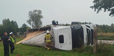 Markówka: zapadła się jezdnia pod ciężarówką-66546