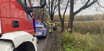 BMW zderzyło się z drzewem-67130