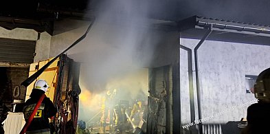 Pożar kotłowni. Właściciel poparzony podczas prób gaszenia-67592