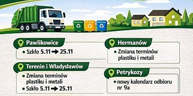 Zmiana terminów odbioru odpadów