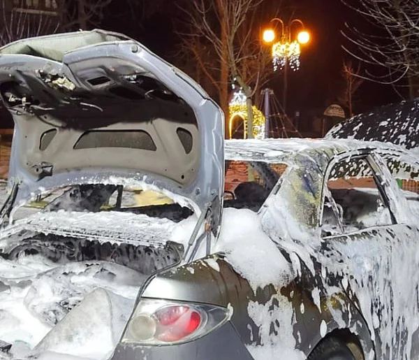 Spłonęła Mazda. Została podpalona