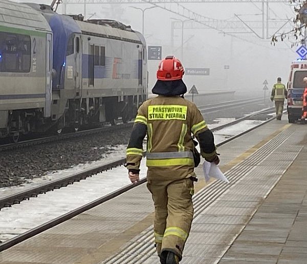 Tragiczny wypadek na dworcu PKP