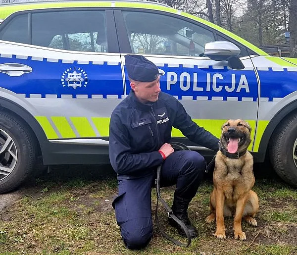 Funkcjonariuszka na czterech łapach