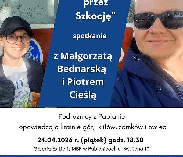 Wieczór ze Szkocją w pabianickiej bibliotece