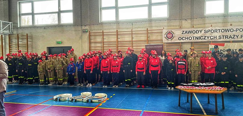 Młodzi strażacy rywalizowali w Lutomiersku