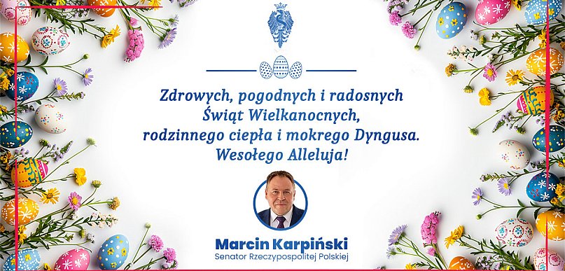 Życzenia od senatora Karpińskiego
