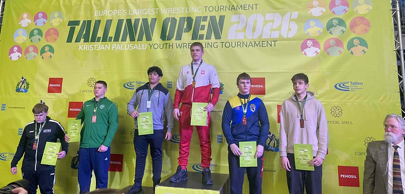 Zapasy: Lucjan Popecki (PTC Pabianice) najlepszy w stolicy Estonii!