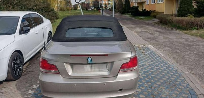 Zaparkował na niebieskiej kopercie. Nie miał prawa