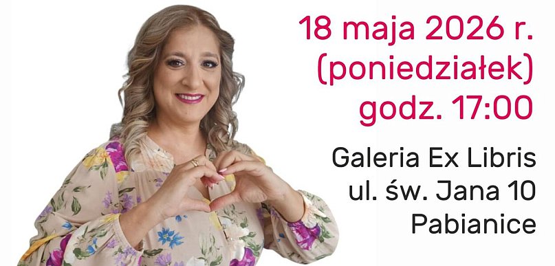 Autorka bestsellerowych sag odwiedzi Pabianice