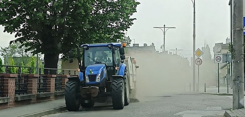 Rozmowa o sprzątaniu pabianickich ulic