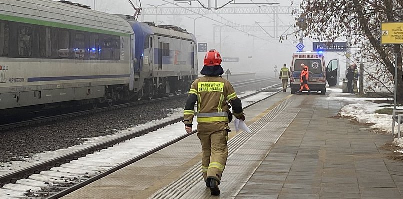 Tragiczny wypadek na dworcu PKP