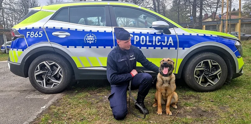 Funkcjonariuszka na czterech łapach