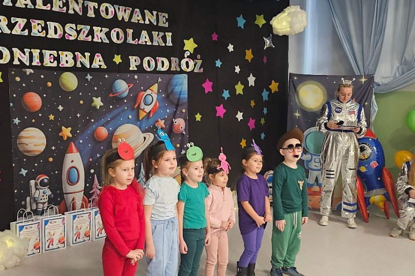 Utalentowane przedszkolaki i kosmiczna podróż