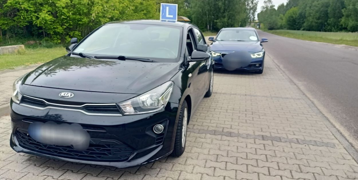 Chwile grozy podczas nauki jazdy. Instruktor był pijany 