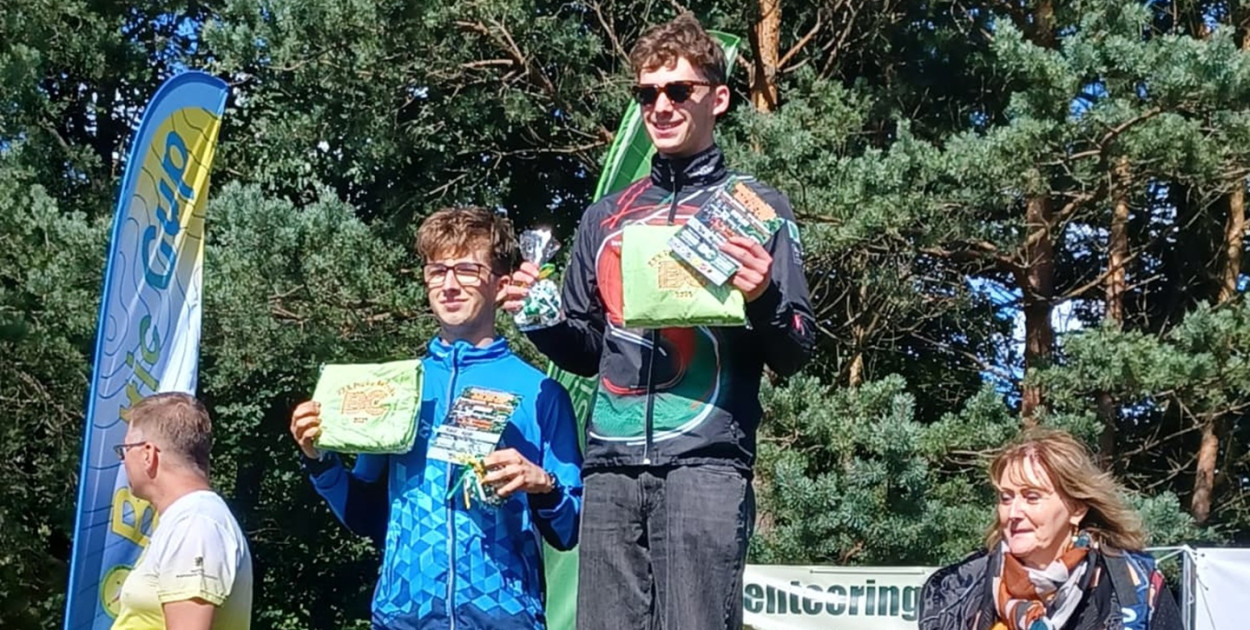 Jakub Łącki (Azymut Pabianice) zdobył srebrny medal w  Orienteering Baltic Cup.