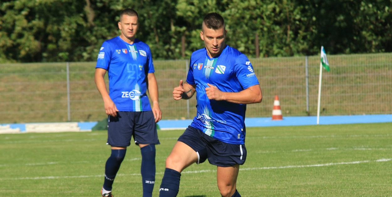 Bartosz Bujalski strzelił jedną z bramek dla Włókniarza Pabianice.
