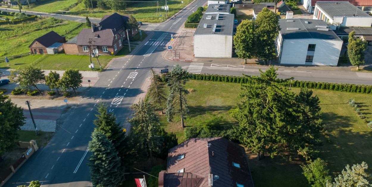 Planowane zmiany na ul. Sienkiewicza w Dobraniu i DW 482/ foto: Gmina Dobroń 