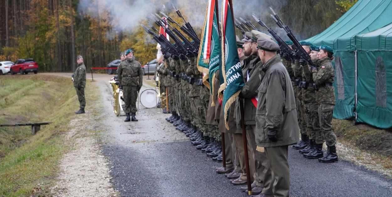 „Las Pamięci” ku czci poległych żołnierzy/foto: Miasto Pabianice
