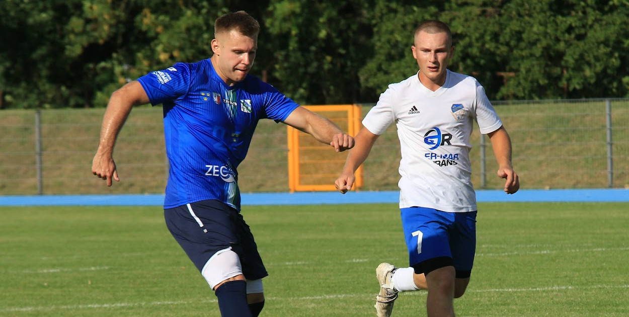 Jan Peda strzelił dwa gole dla Włókniarza Pabianice.