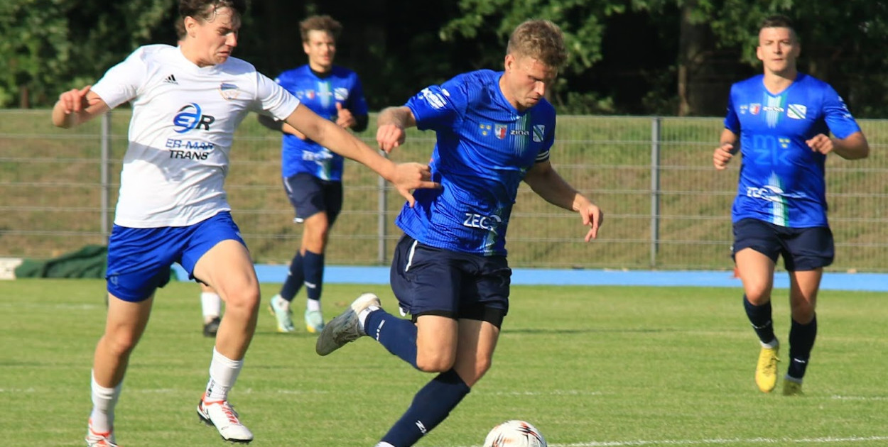 Przemysław Kita zdobył gola dla Włókniarza Pabianice.