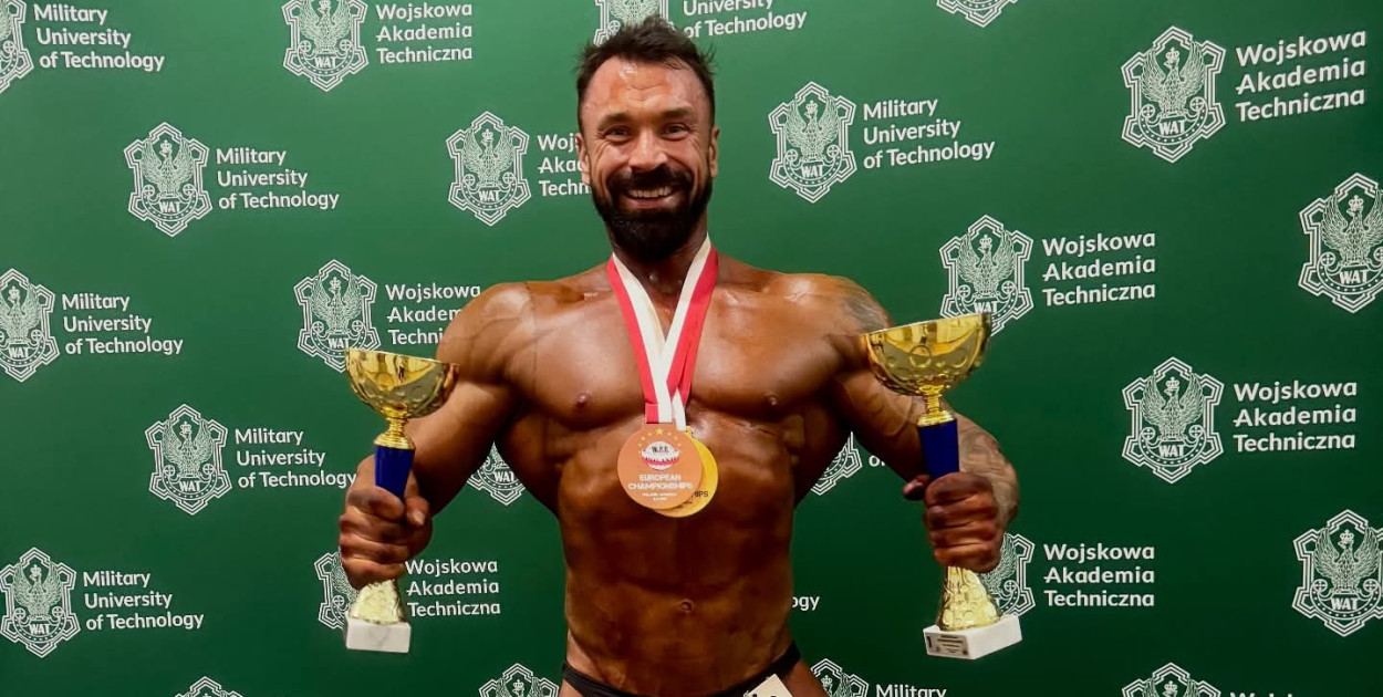 Dariusz Banaszkiewicz – Mistrz Europy z Pabianic/foto prywatne