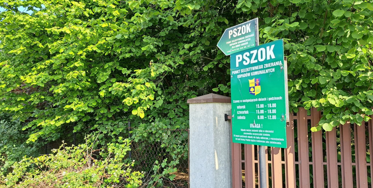 Przerwa zimowa w PSZOK. Bioodpadów nie przyjmą/foto: Gmina Dobroń 