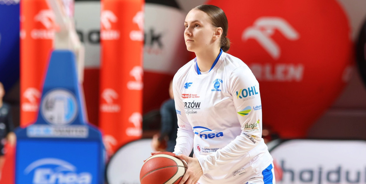 Wychowanka PTK Pabianice Wiktoria Stasiak poprowadziła do zwycięstwa drużynę KSSSE Enea AJP Gorzów Wielkopolski. fot. facebook.com/AZS AJP Gorzów Wielkopolski