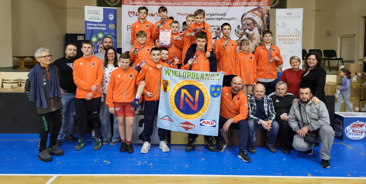 Nelson Pabianice wywalczył worek medali w zapaśniczym turnieju w Radomiu.