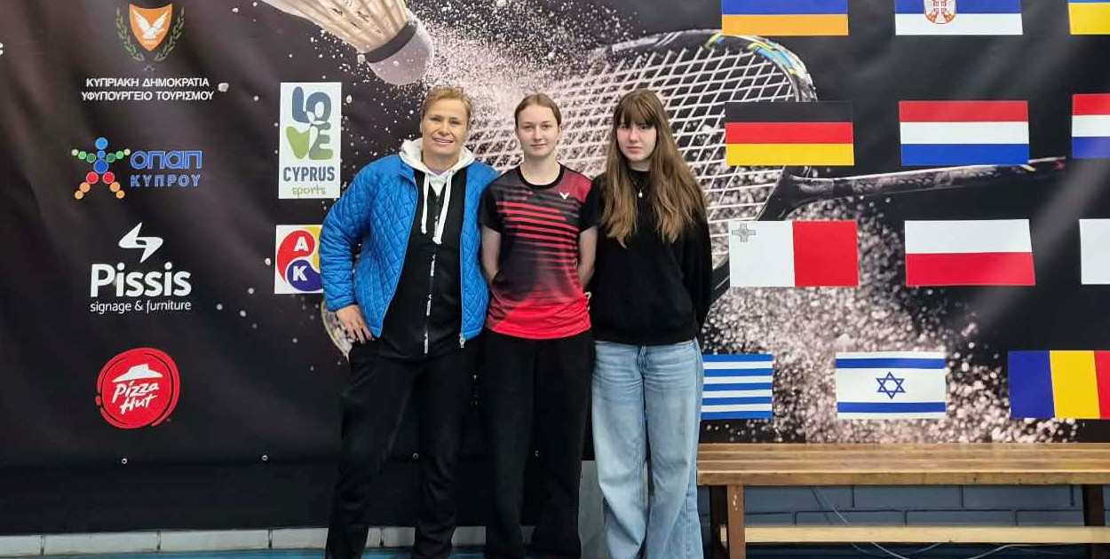 Badmintonistki Korony Pabianice grały w turnieju na Cyprze.