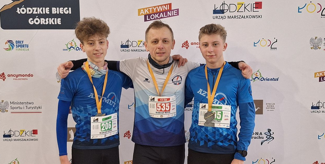 Biegacze Azymutu Pabianice zdobyli medal w Łódzkich Biegach Górskich.