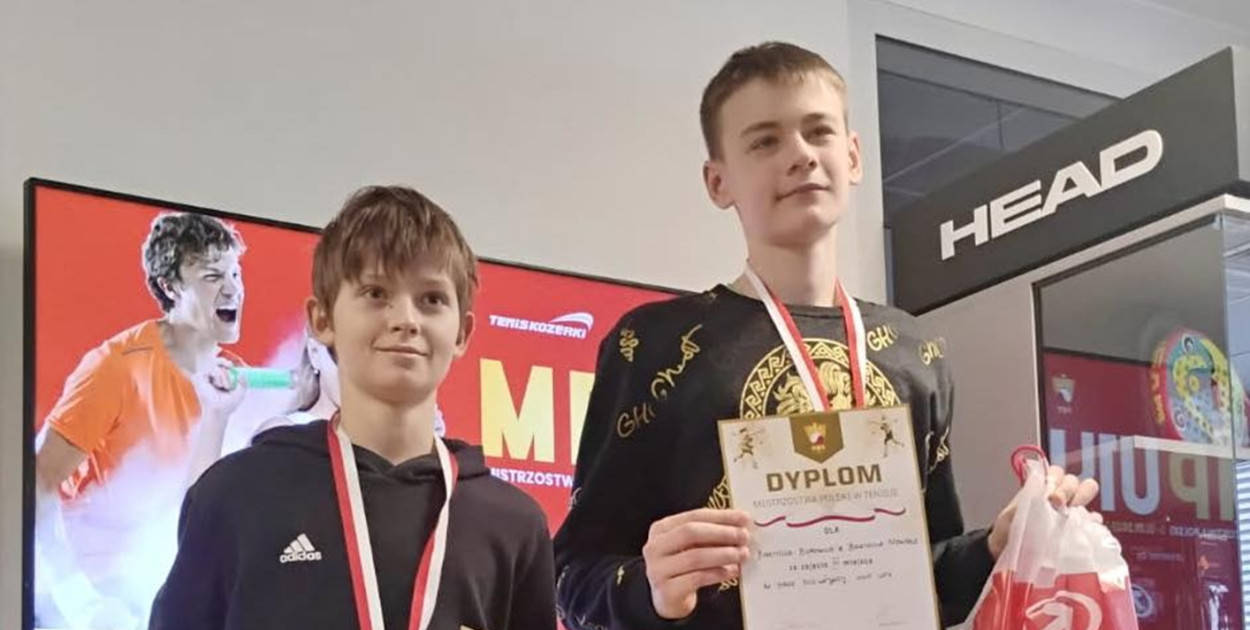 Tenis: Bartosz Borowiec (PKT) brązowym medalistą mistrzostw Polski!
