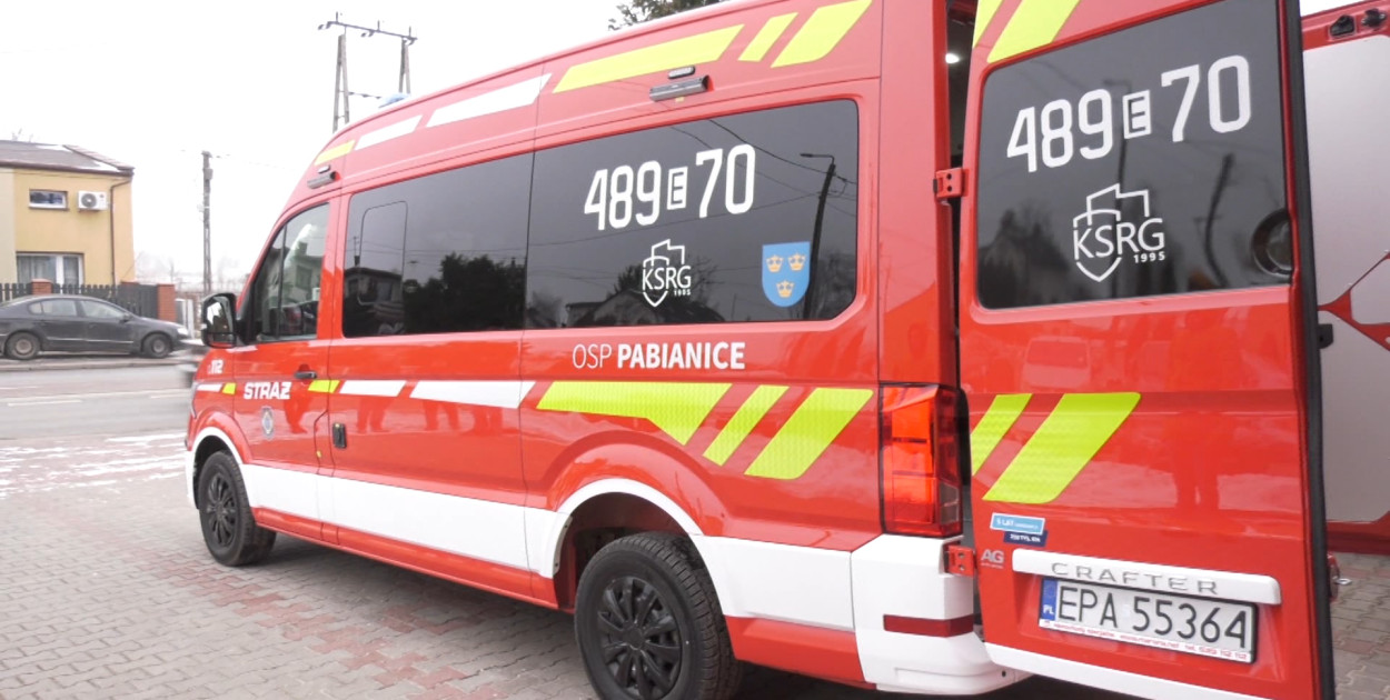 Nowy wóz OSP Pabianice
