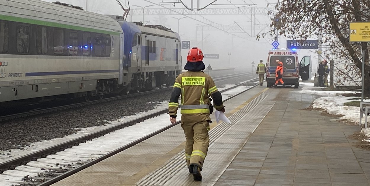 Tragiczny wypadek na dworcu PKP