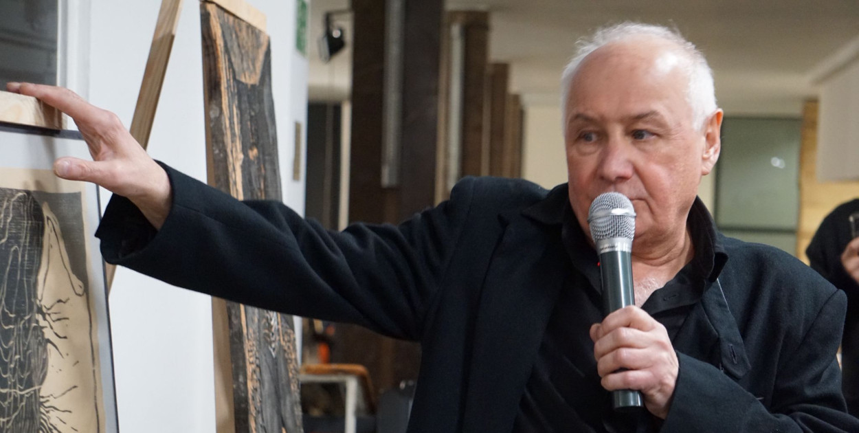 Wernisaż wystawy pabianickiego artysty Andrzeja Nowickiego