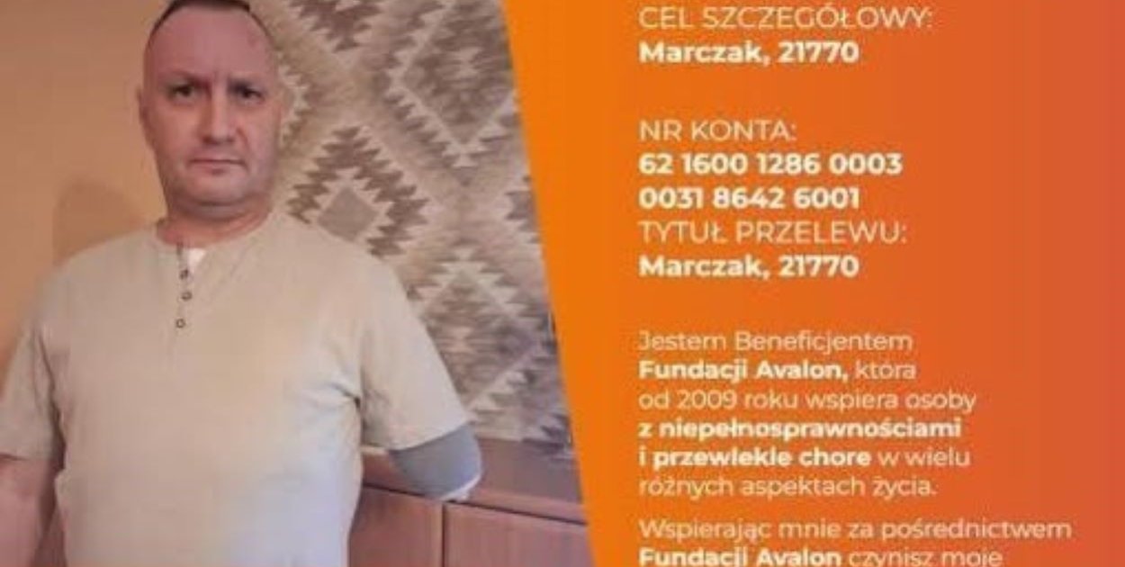 Pomóżmy panu Mariuszowi odzyskać samowystarczalność