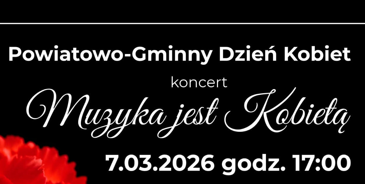 Zaproszenie na koncert: Muzyka jest kobietą