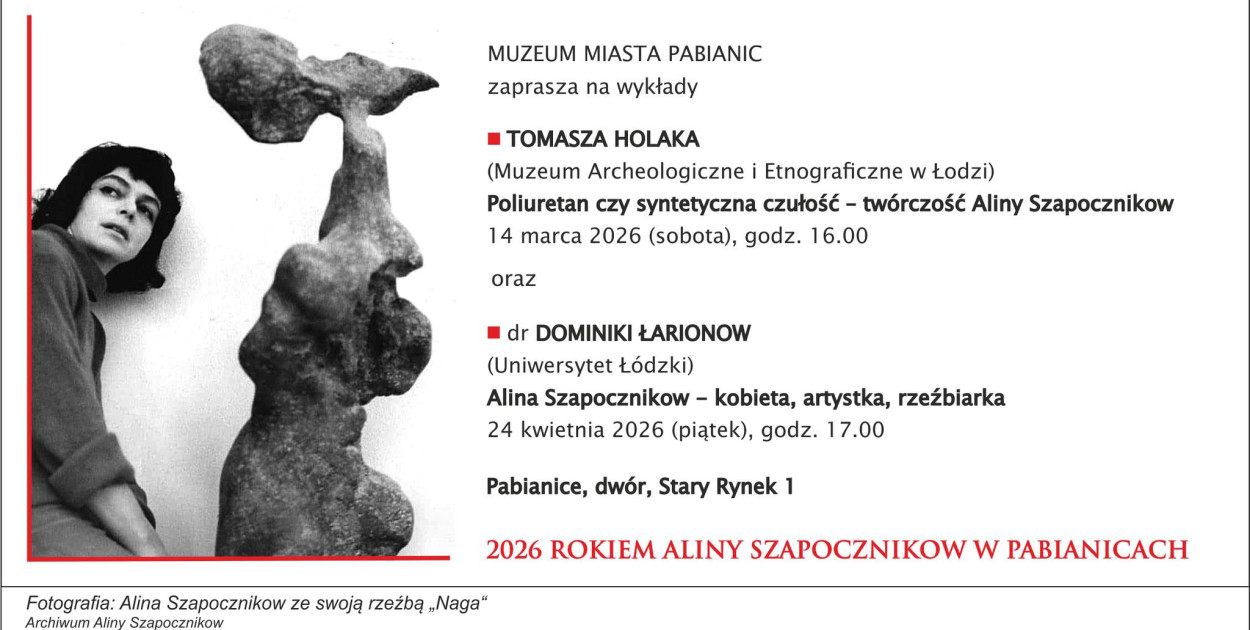 Rok Aliny Szapocznikow w Pabianicach