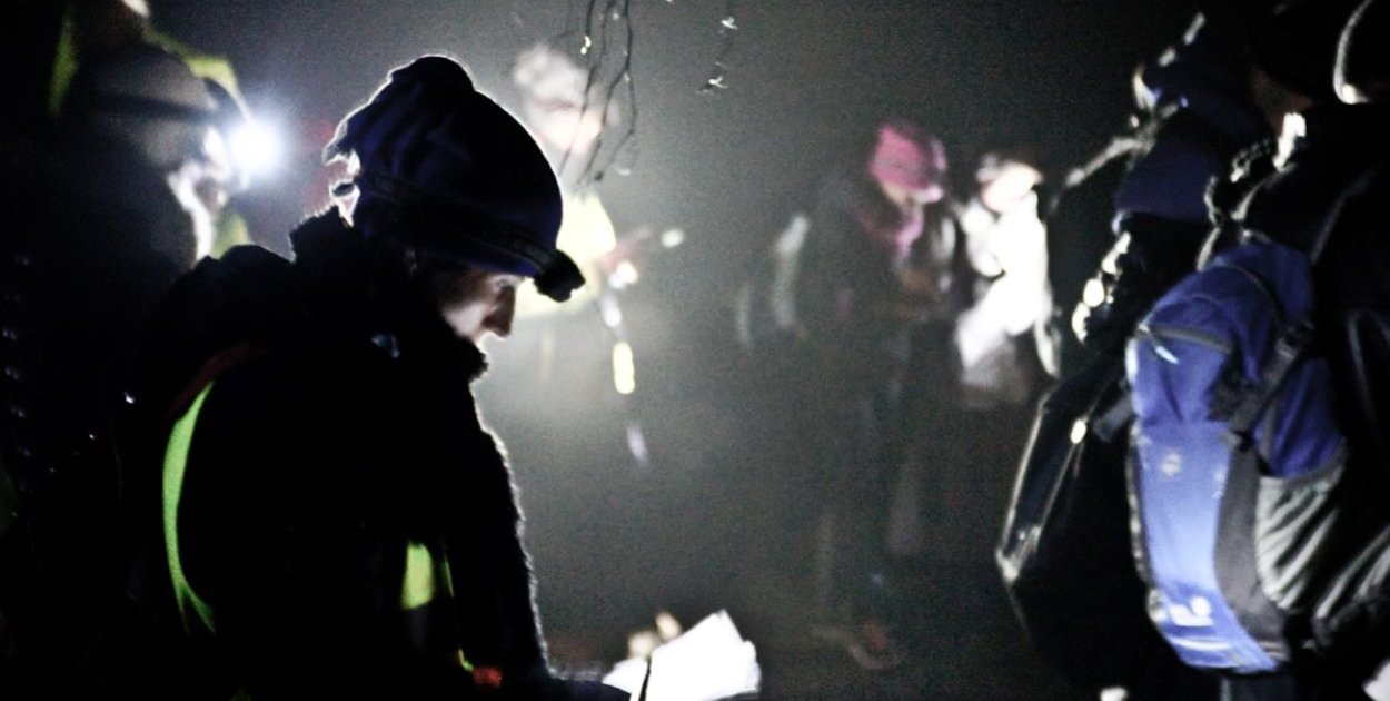 Kilka godzin marszu w milczeniu