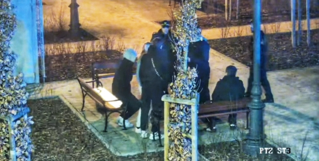 Nieletni pili alkohol pod okiem kamer