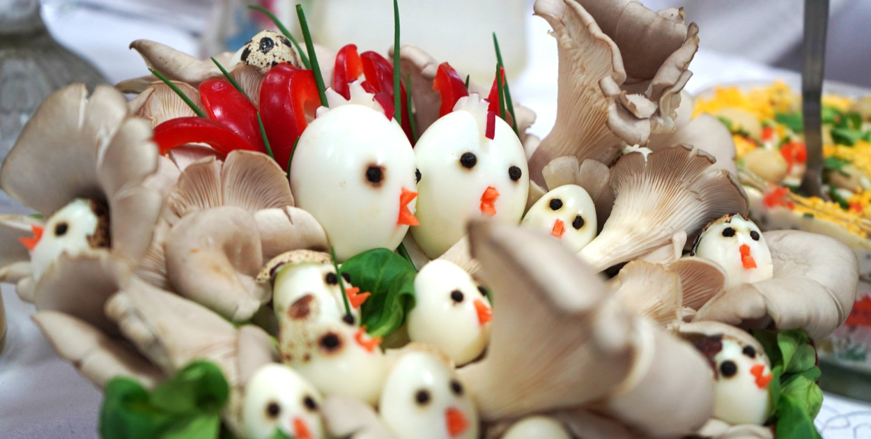 Wielkanocne stoły zachwyciły w Bychlewie