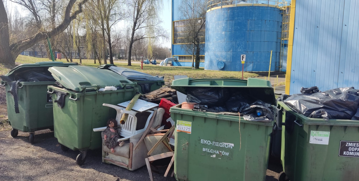 Tony śmieci po jednym weekendzie