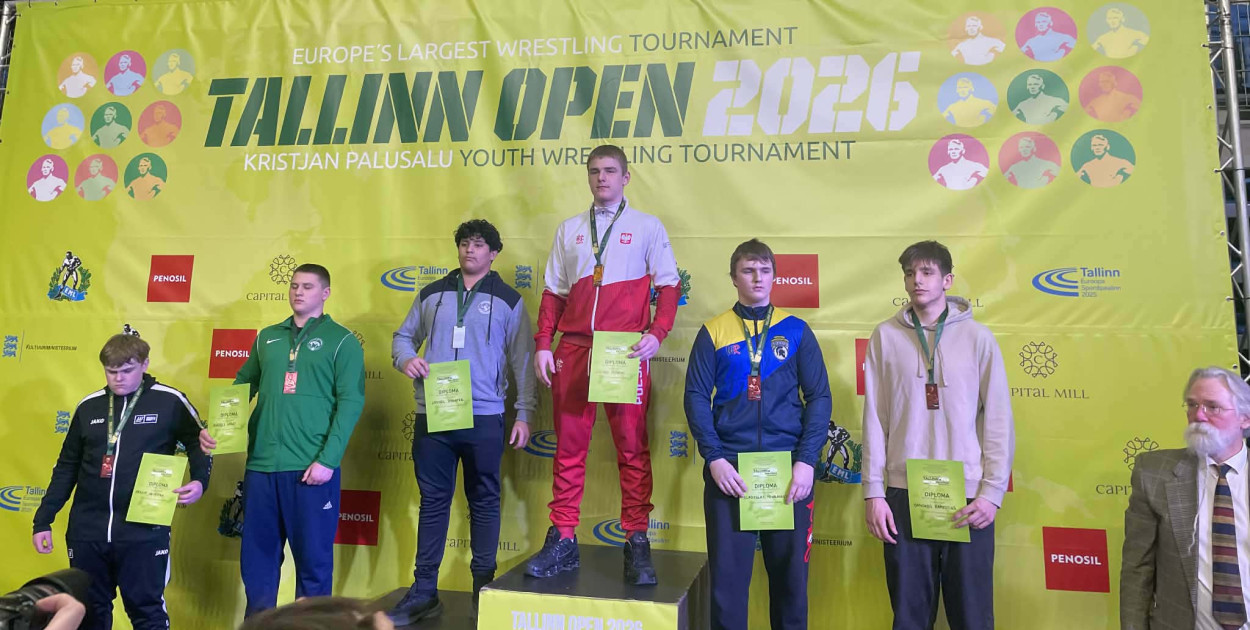 Zapasy: Lucjan Popecki (PTC Pabianice) najlepszy w stolicy Estonii!