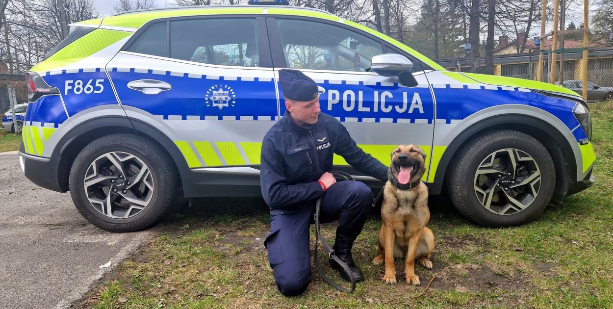 Funkcjonariuszka na czterech łapach